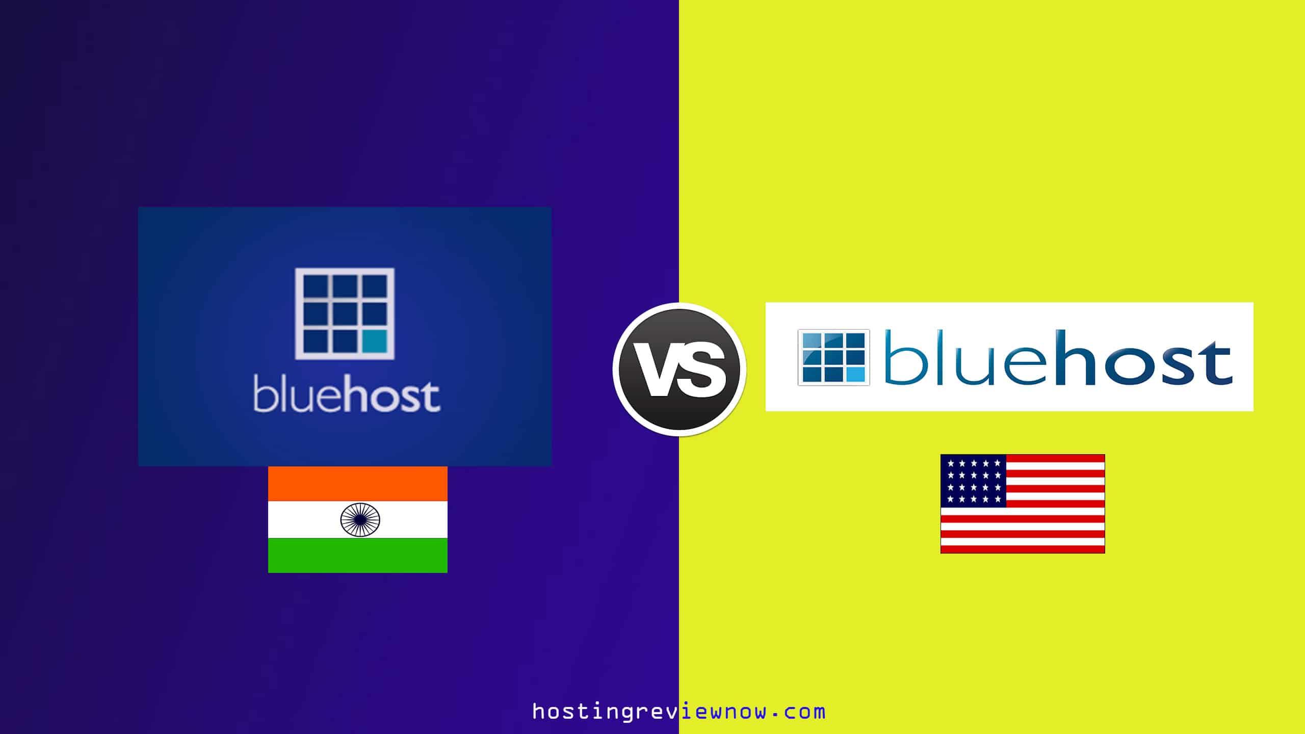 Bluehost india vs bluehost us