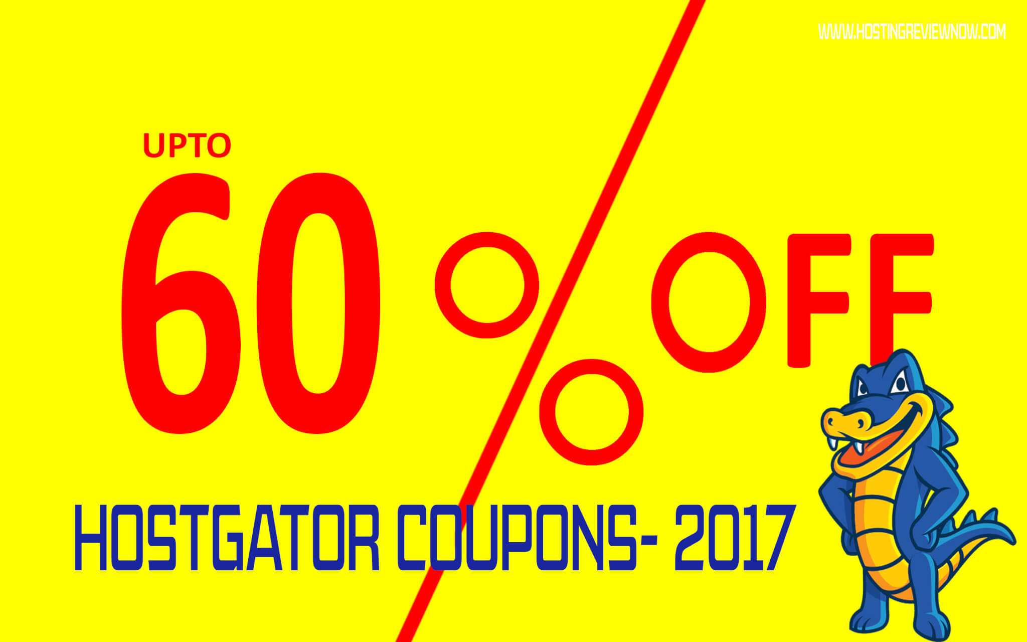 hostgator coupon code 2017