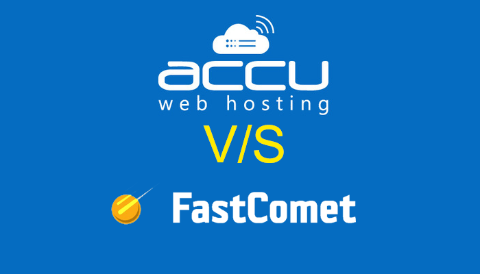 FastComet vs Accuweb hosting